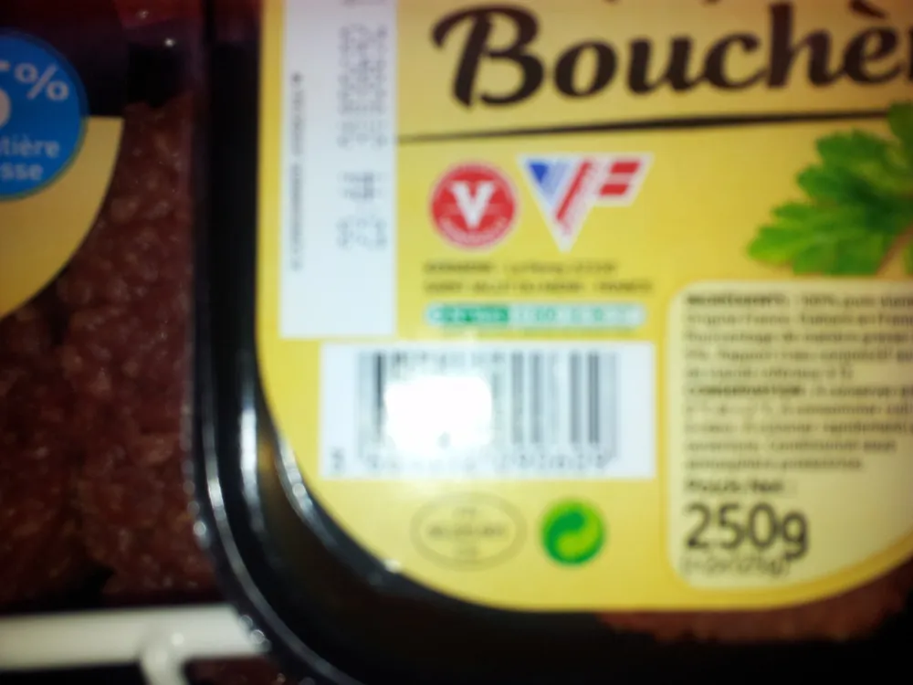 Steak haché pur bœuf 5%