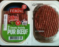 2 Steaks Hachés Pur Bœuf