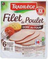 Filet de poulet doré x 6 tranches