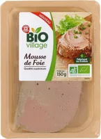 Mousse de foie de porc bio