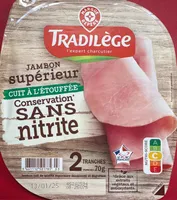 Jambon supérieur cuit à l'étouffée