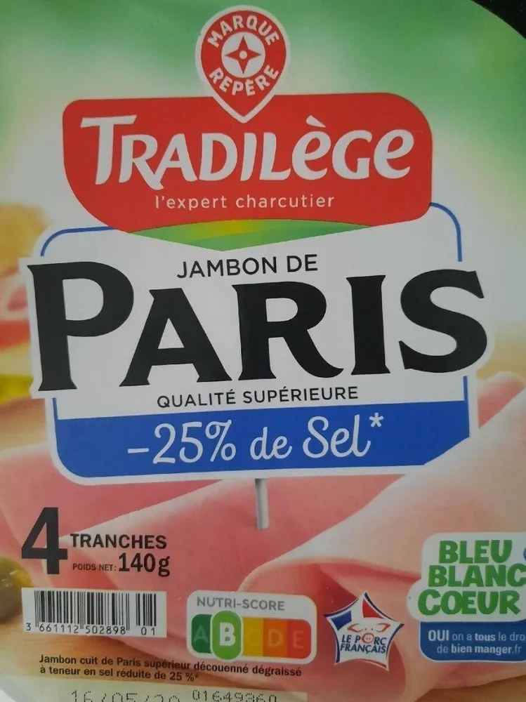 Jambon de Paris -25% de sel