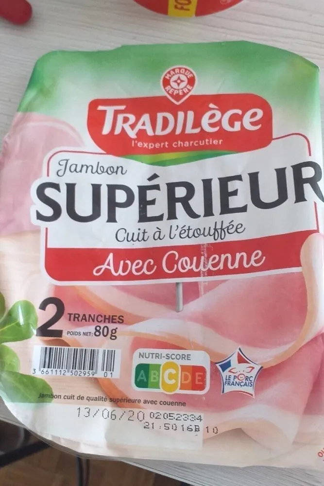 Jambon Supérieur cuit à l'étouffée