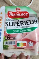Jambon supérieur cuit à l'étouffée