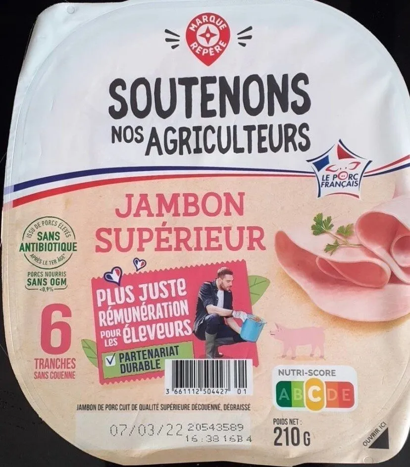Jambon supérieur