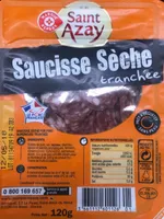 Saucisse seche tranchee