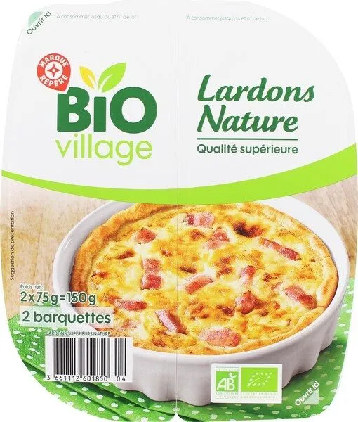 Lardons natures bio