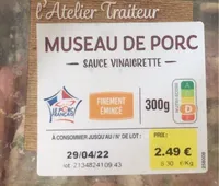 Museau de porc sauce vinaigrette