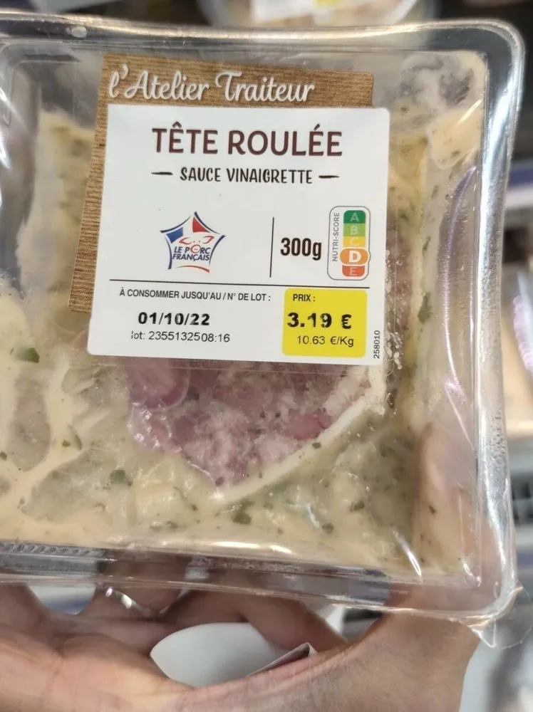 Tête roulee