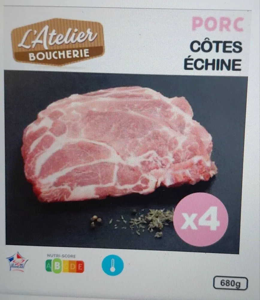 côte échine