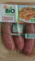 3 saucisses Toulouse