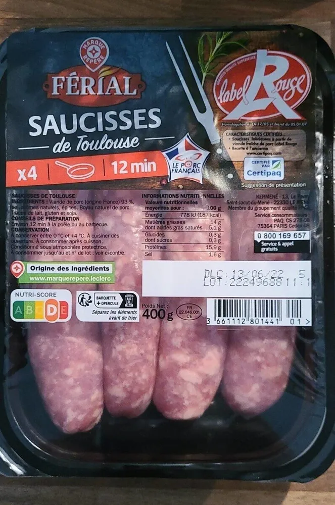 Saucisse de Toulouse