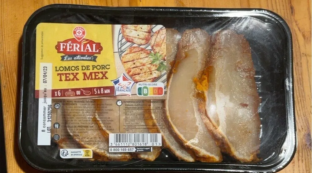 Lomos de porc Tex Mex