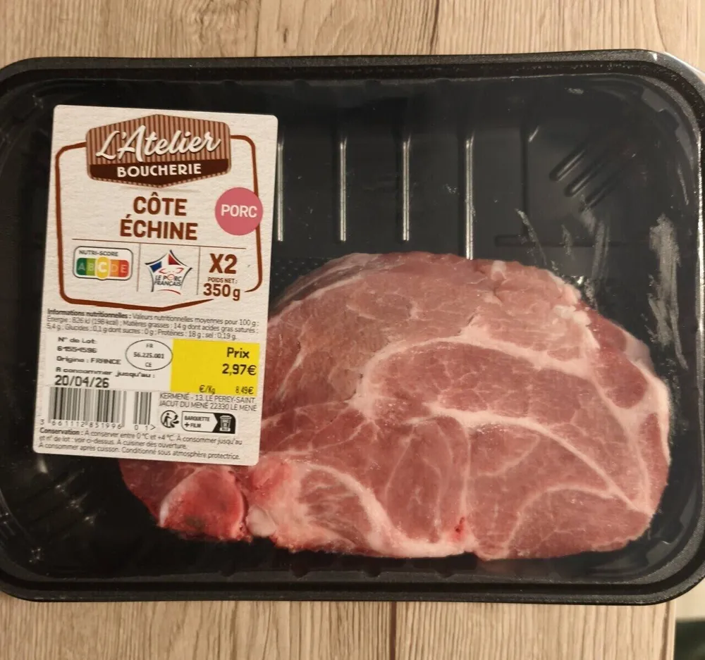 Côte Échine
