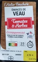 Émincés de veau