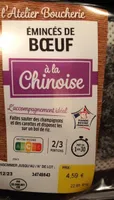 Viande de bœuf mariné à la chinoise