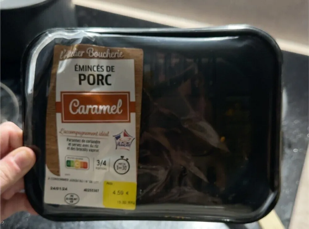 Émincés porc caramel