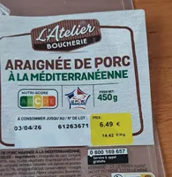 Araignee de porc a la mediterraneenne