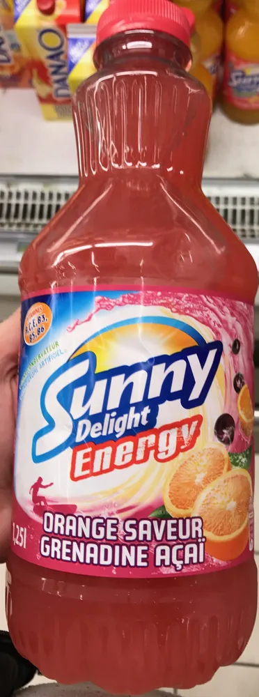 Energy Orange saveur Grenadine Açaï