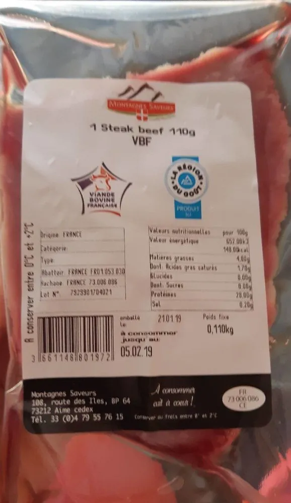 Steak beef