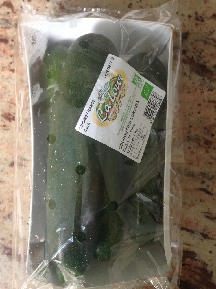 Courgettes longues