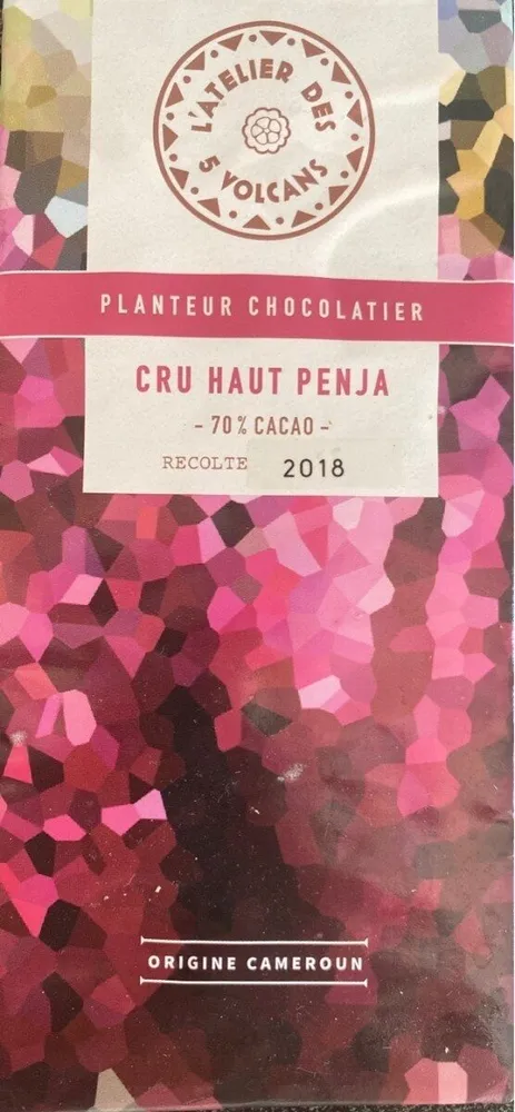 Chocolat cru haut Penja 70%