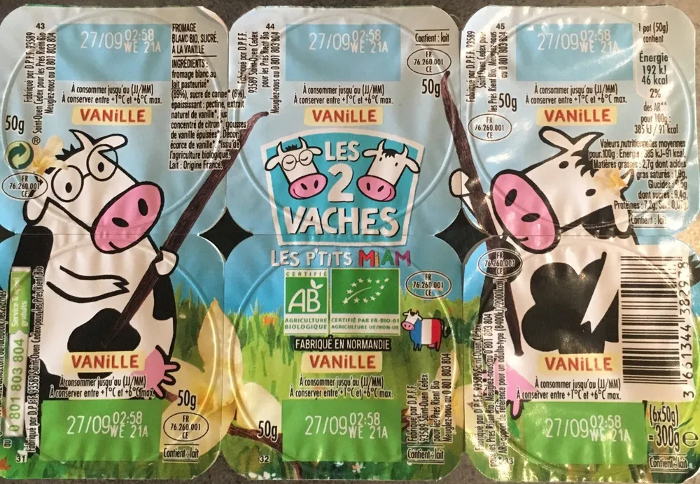 Les p'tits miam vanille