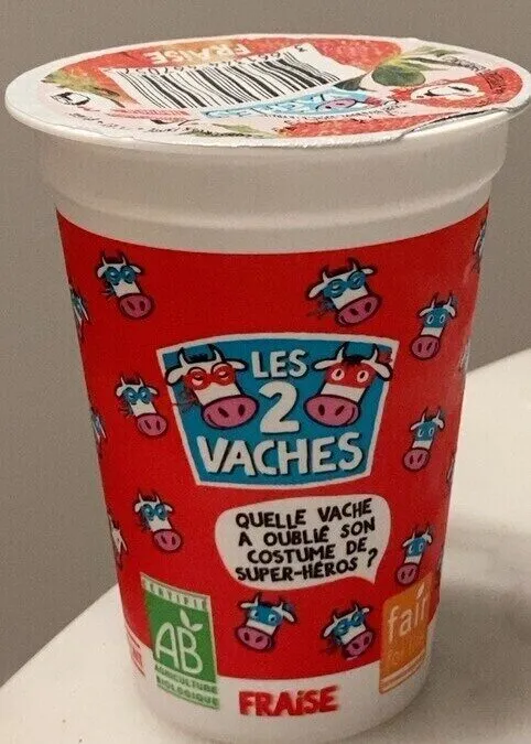 Les 2 vaches fraise