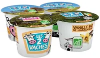 Les 2 Vaches Vanille Bio de Madagascar 4 x 115 g