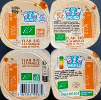 Flan bio à la vanille nappé de caramel