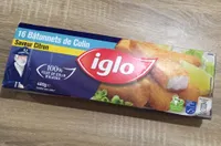 Bâtonnet Pané, Panure Saveur Citron, 16 Bâtonnets, 480 Grammes, Marque Iglo