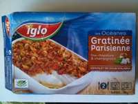 Gratinée parisienne fine chapelure et champignons