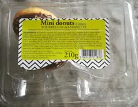Mini donuts fourrés cacao-noisette