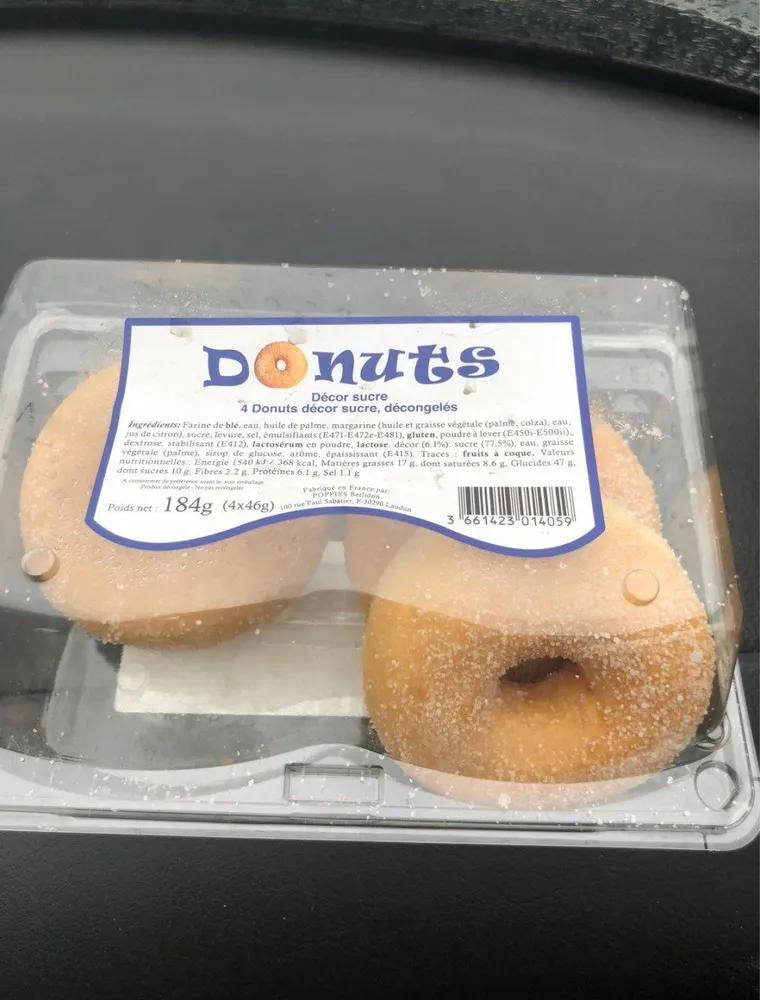 Donuts natures sucrés
