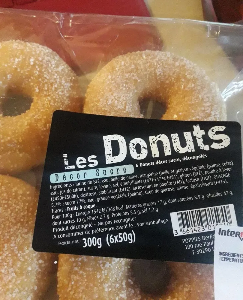 Les donuts natures sucrés