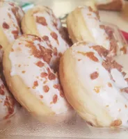 Mini donuts fourrés au caramel