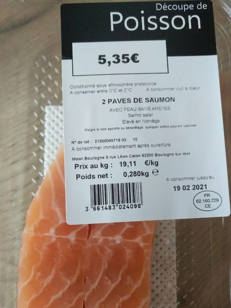 Pavé de Saumon