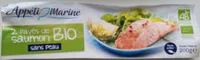2 Pavés de saumon bio sans peau