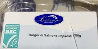 Burger di salmone panati