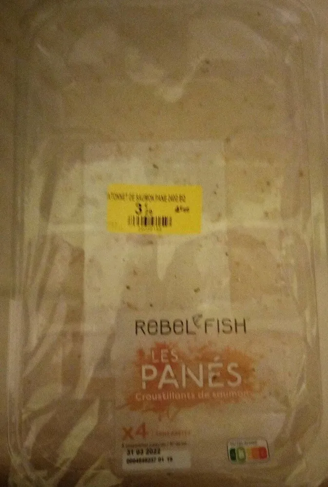 Croustillants de saumon pané