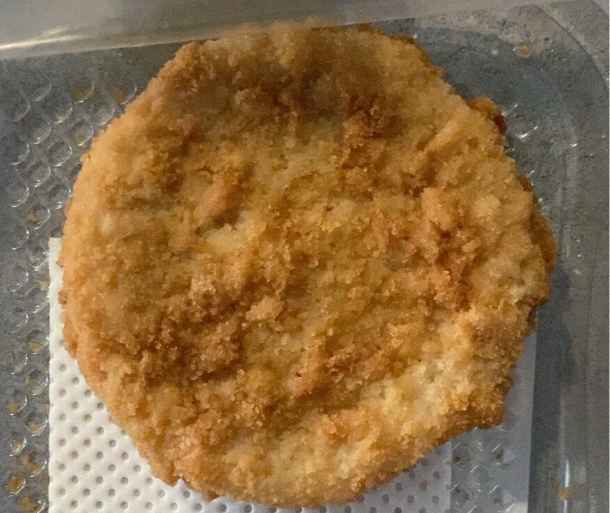 Burger de saumon paner