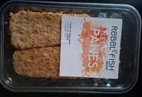 2 portions de saumon panées
