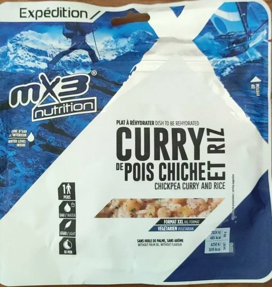 Curry de pois chiches et riz