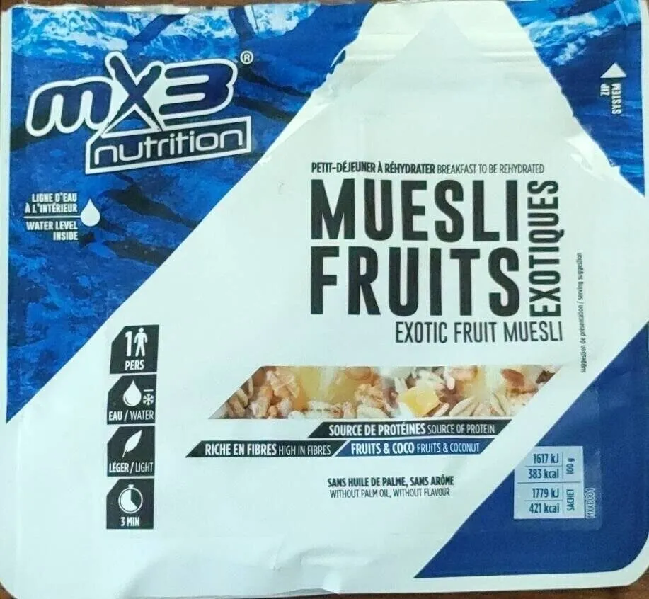 Müesli fruits exotiques