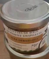 Rillettes de boeuf au piment d'Espelette