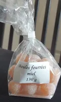 Boules fourrées miel