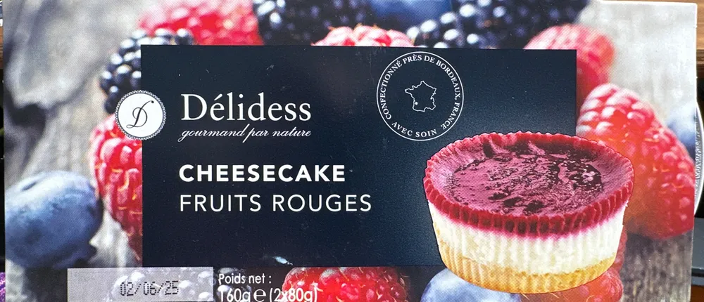 Cheesecake fruits rouges