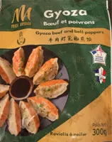 Gyoza bœuf et poivrons