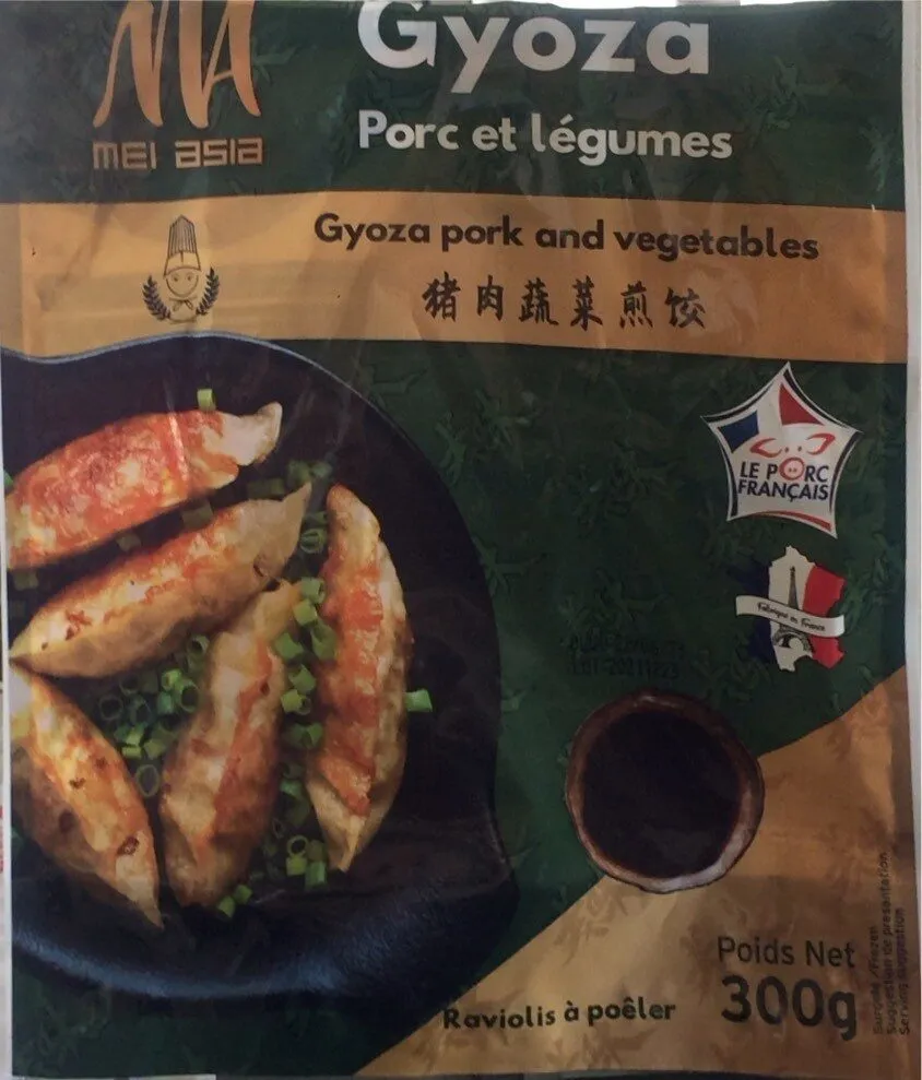 Gyoza porc et légumes