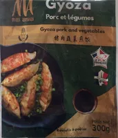 Gyoza porc et légumes
